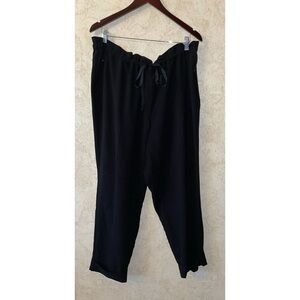 Lane Bryant Drawstring Elastic waist Cuff Hem Trousers Size 18/20